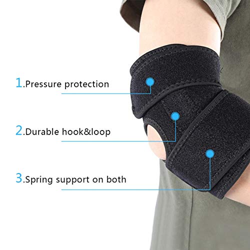 Proteção de cotovelo esportiva, suporte de cotovelo de estabilidade respirável adequado para alpinis