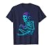 Funny Skeleton Video Game Halloween Gaming Gamer Boys Men T-Shirt