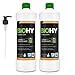 BiOHY Sapone liquido (2 bottiglie da 1l) + Distributore | Geruchsneutrale, hautschonende und rückfettende flüssige Handseife | PHOSPHATFREI (Flüssig Seife)