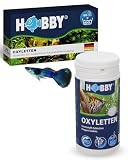 HOBBY Oxyletten I 80 Stück I Sauerstoff-Tabletten für Aquarien I Wasseraufbereiter Aquarium I unterstützt Fische, Filterbakterien und Pflanzen I Tabs zur Wasseraufbereitung I Aquarienzubehör
