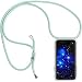 Produktbild 1stfeel Handykette kompatibel mit Samsung Galaxy S7 Edge,Anti Shock Strong TPU Case Cover,Smartphone Necklace Hülle zum Umhängen in