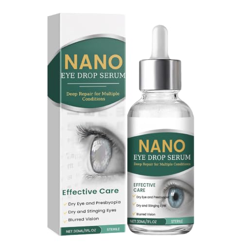 Orelvique Nano Eye Drop Serum with Lutein Vitamin C 1 fl oz Hydrating & Soothing Lightweight Serums Gentle Daily Care