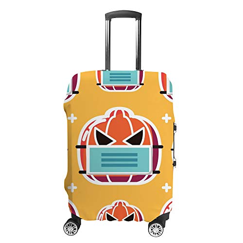 Housse de protection pour bagages voyagez serein avec cette housse élastique citrouille