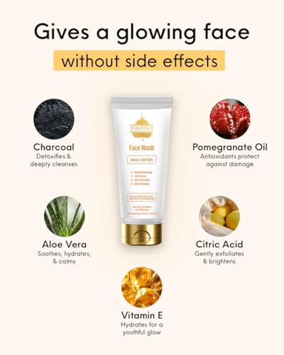 Image of Pavitra+ Activated Charcoal Face Wash 100ml | Oil Control & Acne Care | Natural Cleanser for Men & Women - Pollution Defense