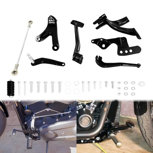 Commandes avancées en aluminium usiné pour Harley Softail Standard FXST - 2