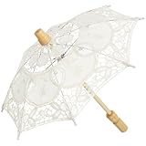 Garneck Vintage-spitzenschirm Für Hochzeitsfotoshootings Partys Leicht Tragbar 15 Cm Durchmesser