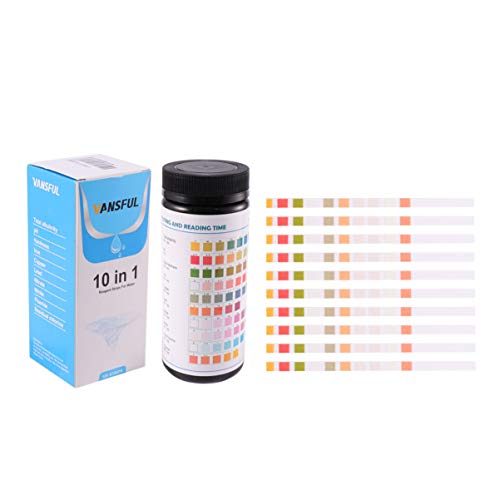 POPETPOP PH Tiras de teste de aquário 100 peças Tiras de teste de aquário Tanque de peixe fita de te