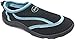 Sea Sox Ladies Womens Waterproof Water Shoes Aqua Socks Beach Pool Yoga Exercise Black/Light Blue 8