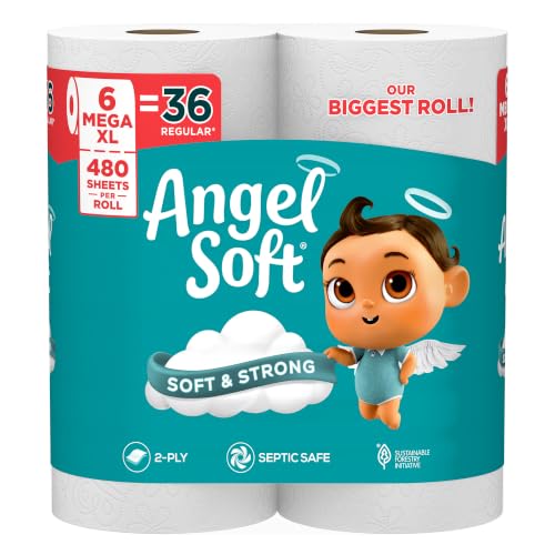 Angel Soft TP, 6 Super Mega = 36 Reg Rolls