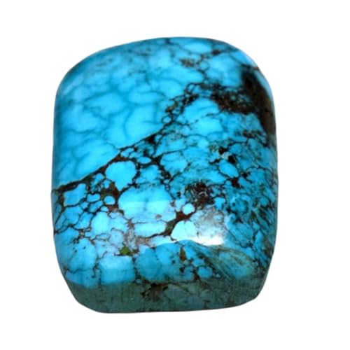 Cabochon turquoise naturelle 18mm de qualité supérieure pour création joaillerie fine