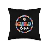Early Childhood Special Education GIFTS IDEAS Curriculum Crew Preschool Coordinator Early Childhood ECSE Throw Pillow, 16x16, Multicolor