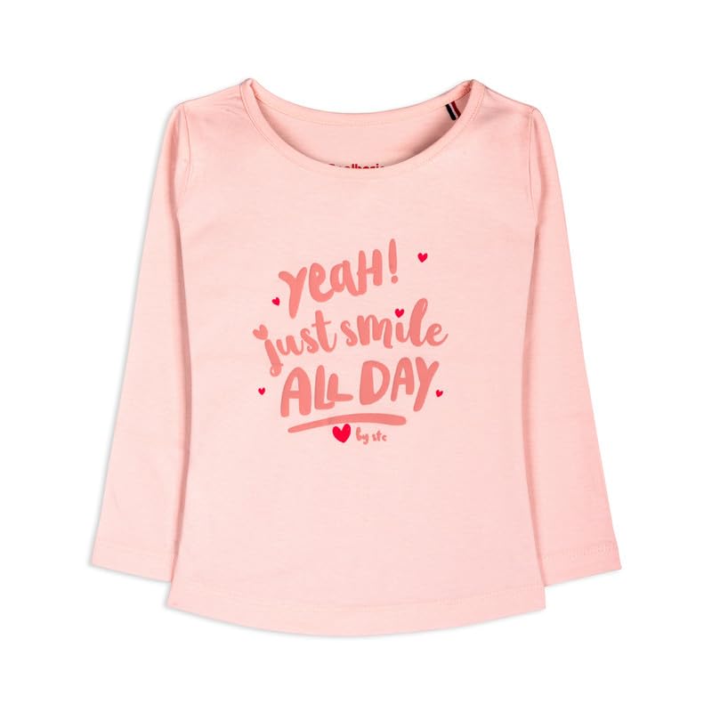 Image of Real Basics Girls Regular Fit Full Sleeves Tshirt (Pack of 1)