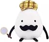 New Detective Egg Plush,Secret Staycation Detective Egg Plush Toy, Fun Detective Egg Plush Toy, 9.8in Stuffed Anime Plushies Dolls,Cute Plush Toys Pillow, for Kids and Fans Toy Gift