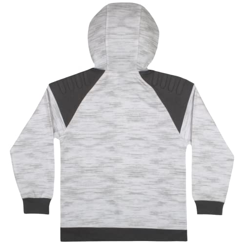 The Mandalorian Star Wars Stormtrooper Boys Zip-Up Hoodie, Boys Storm Trooper Zip-Up Hooded Sweatshirt (Size 7/8, Grey) #TOP1