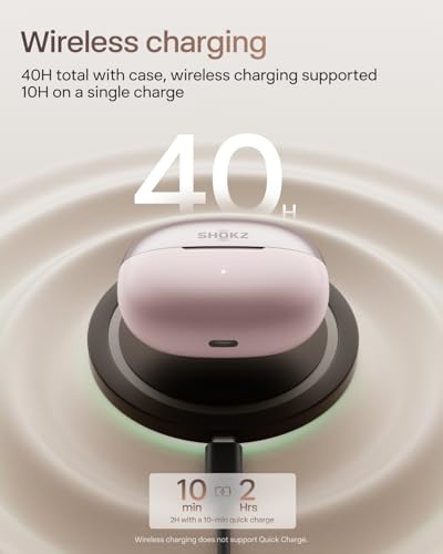 Image of SHOKZ OpenDots ONE-Open-Ear Headphones, Clip-On Earbuds-Wireless Bluetooth Earbuds with Microphone-Secure, Lightweight, Comfort-Premium Dolby Audio-Water Resistant-Fast Charging-Up to 40 hrs Playtime