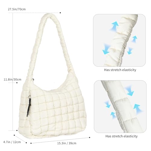 Image of Women's Quilted Puffer Tote Bag