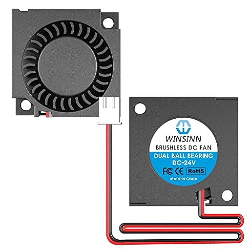 WINSINN Ventilador soplador de 30 mm 24 V 3010 con rodamiento de bolas dual de 30 x 10 mm, turbina turbo - alta velocidad (paquete de 2 unidades) | Ya disponible en tu tienda friki favorita! En mundofriki.es!