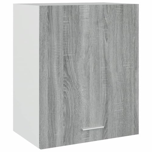 vidaXL Armoire Suspendue Sonoma Gris 50x31x60 cm Bois d ingénierie