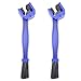 Produktbild Roysmart Kettenreiniger Motorrad Mountainbike, 2 Pcs Fahrrad Roller Doppel-end Kette Reinigung Pinsel Zyklus Kette Pinsel Motorrad Kette Clean Tool (Blau)