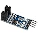 Produktbild HALJIA LM393 Komparator Speed Sensor Erkennungsmodul LM393 Chip Slot Motor Messung Kompatibel mit MCU ARM Arduino