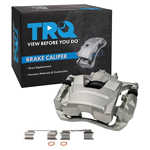 Image of TRQ Front Left Brake Caliper w /Bracket Drivers Side | For 2011-2015 Chevrolet Cruze 2016 Cruze Limited 2012-2017 Sonic