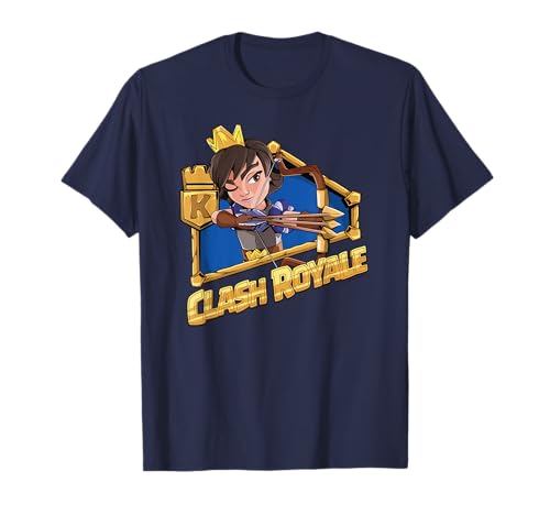 Clash Royale Tower Princess Shooting Arrows Logo T-Shirt