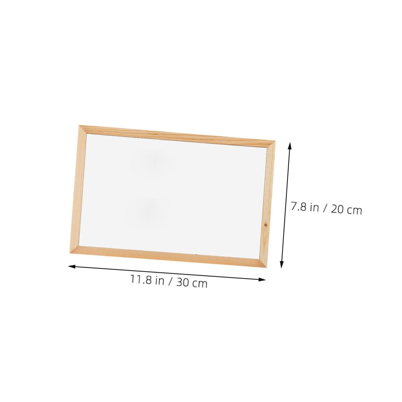 PLAFOPE 4pezzi Lavagna Bianca da Tavolo Portatile Riutilizzabile Piccolo Blocco da Disegno per Appunti Messaggi Disegni Uso in Casa Ufficio Aula