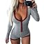 B-long Sleeve-gray&wine