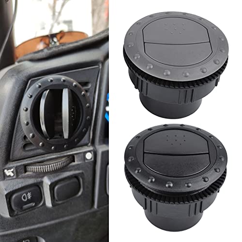 Universal Car Air Conditioner Deflector Outlet Round Rotating Interior Vents For Rv Bus Truck Camper-Caravan Accessories Outlet Vent Knob Cover Practical Durable Air Conditioning Outlet Air Deflector #TOP2