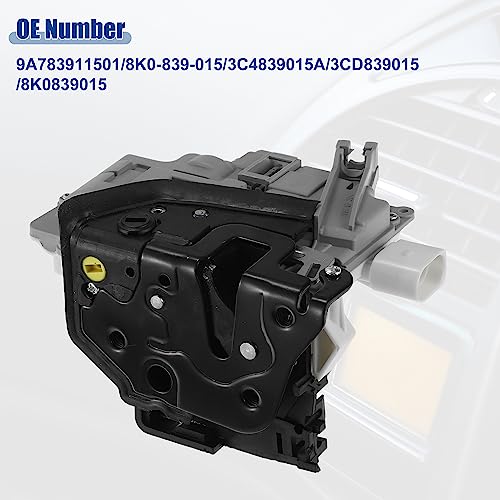 Image of ACROPIX Rear Left Side Door Lock Actuator Motor Fit for Audi A4 Quattro 2008-2011 for Audi Q7 2007-2015 Pack of 1 White
