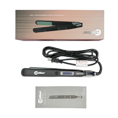 Caliber Pro Planchita Pelo Cerámica Verde con Display LED miniatura 1