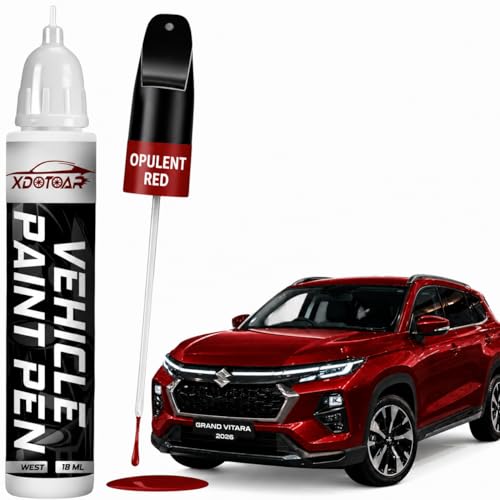 Image of XDOTOAR Car Touch Up Paint for Maruti Suzuki Grand Vitara Opulent Red (WBG) | 2K Paint Technology | Exact Color Match | Car Scratch Repair Paint Pen | Automotive Touch Up Paint | Quick Drying | Rust Protection | 18ml
