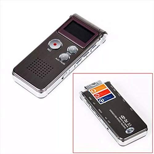 Gravador De Voz Digital 8gb Escuta Telefônica Mp3 Top Linha