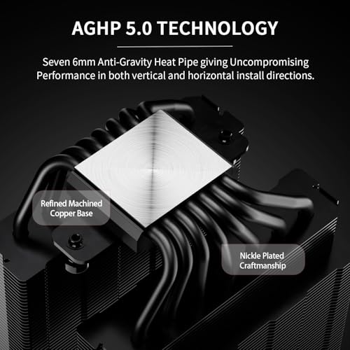Image of Thermalright Phantom Spirit 120 Digital EVO CPU Air Cooler, 7 Heat Pipes CPU Cooling,Dual 120mm PWM Fans,Support for AM4 /AM5 /Intel lga1700 /1150 /1151 /1200 /1851 /2011,Computer Cooler