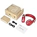 Bluedio T2s Bluetooth Headphones On Ear with Mic, 57mm Driver Rotary Folding Wireless Headset, Wired and Wireless Headphones for Cell Phone/TV/PC, 40 Hours Play Time (Red)