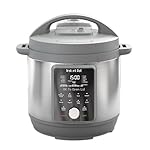 Instant Pot, 8-Quart Whisper Quiet 9-in-1 Electric Pressure Cooker, Slow Rice Cooker, Steamer, Sauté, Yogurt Maker, Warmer & Sterilizer, App With Over 800 Recipes, Stainless Steel, Duo Plus