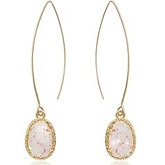 Gold - White Created Opal