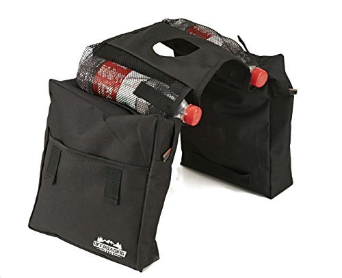 Offroading Gear ATV Saddle Bag with with Two Compartments for Quad, Motorcycle, etc.