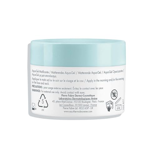 AVÈNE Cleanance - Mattierendes Aqua-Gel - Hydriert und beruhigt - Verkleinert Poren sichtbar - Mit Monolaurin & Avène Thermalwasser - Ultraleicht - Mischhaut, fettige Haut - 50 ml