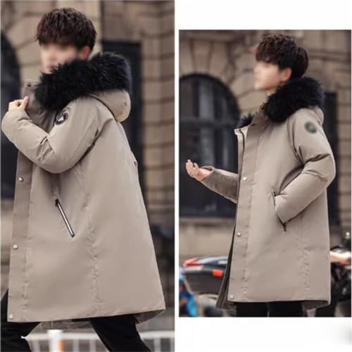 JSEIAJB Down Jacket Male In Winter Long Money Add Thick Youth White Duck Down Trend Casual Coat4