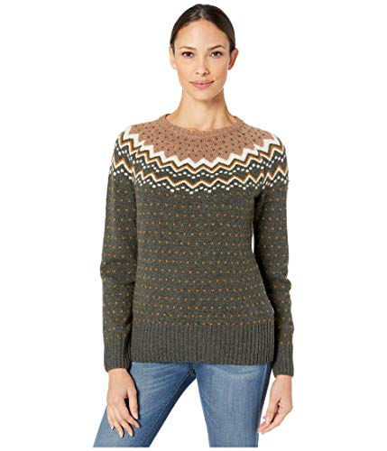 Image of Fjallraven Ovik Knit Sweater Deep Forest SM