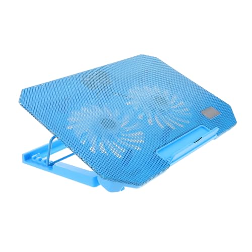 Operitacx Heavy Laptop Cooling Stand Regolabile con Ventole Silenziose e Porte USB per Dispositivi Raffreddamento Efficiente e Base Stabile per Laptop e Notebook