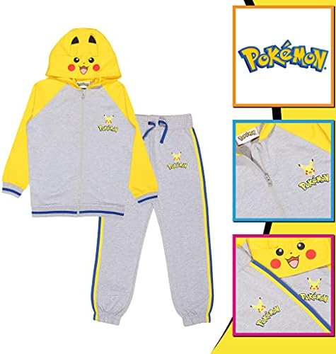 Pull Zara Pikachu Jaune Garçon 11-12 Ans - Sweat à Capuche Pokémon
