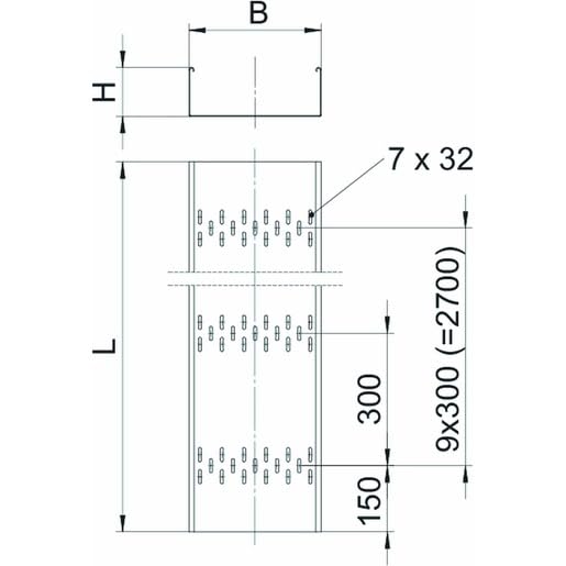 Plateau de cables bKRS OBO Bettermann pour securiser sol