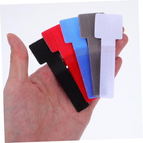 COHEALI 50 piezas Bridas para cables reutilizables para organizar cables y alambres en escritorio para oficina y hogar miniatura 4