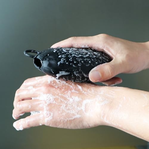 ZhaoCo Silikon Seifenbeutel und Seifenspartasche zur Verwendung in der Dusche, Schnell Trocknend & Schimmelfrei, Sanftes Peeling, langlebig & wiederverwendbar für die Aufbewahrung im Badezimmer