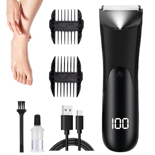 Tondeuse pour homme corps et visage avec affichage digital LED