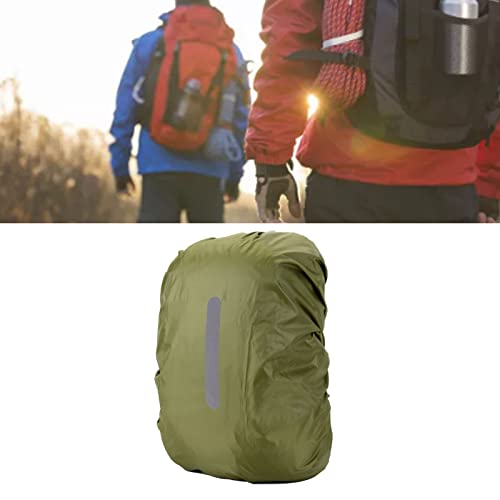 Capa de chuva com faixa refletiva para caminhada, acampamento, mochila escolar (GG (para 60-70L))