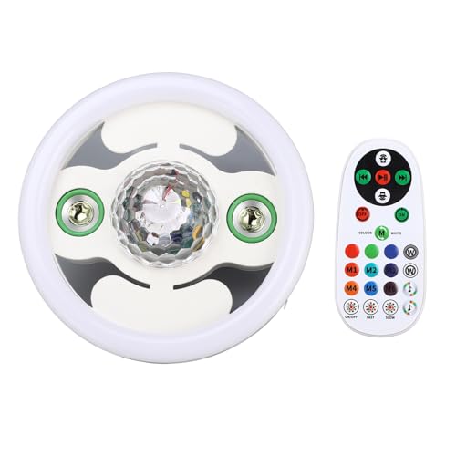 Lampe LED RGB musique et double haut-parleurs pour soirée et maison