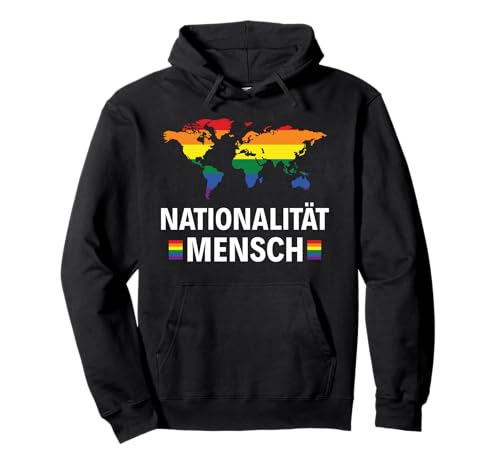 Regenbogen LGBT Toleranz Nationalität Mensch Pullover Hoodie